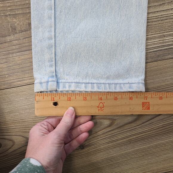 VTG Wrangler Riata Womens Size 7/8 x 34 Taper Cowboy Western Bareback Denim - Picture 13 of 13